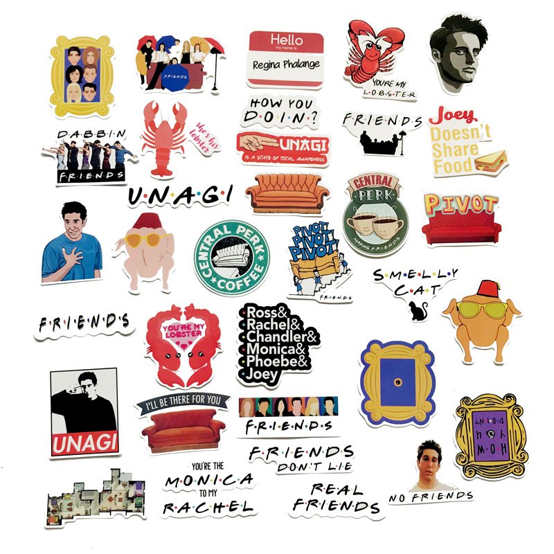 tv friends stickers