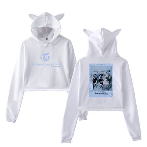 Twice Formula of Love Cropped Hoodie #3