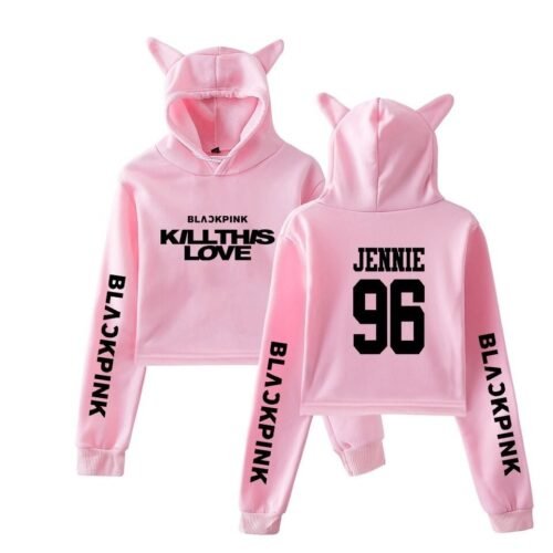 Blackpink Cropped Hoodie – Jennie