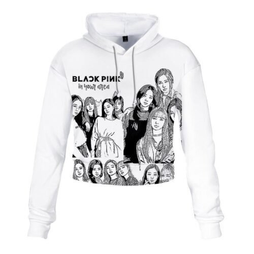 Blackpink Cropped Hoodie #14