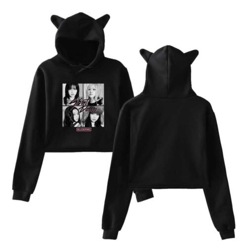 Blackpink Shut Down Cropped Hoodie #2