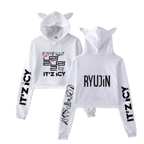 Itzy Ryujin Cropped Hoodie #1