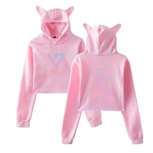 Seventeen Cropped Hoodie #4