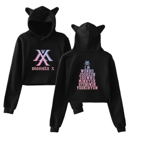 Monsta X Cropped Hoodie #1