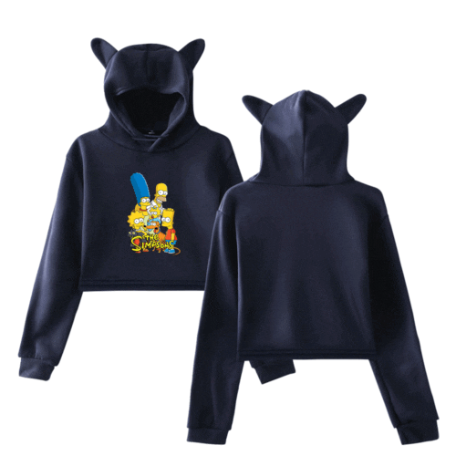 The Simpsons Cropped Hoodie #5