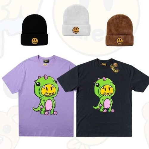 Drew T-Shirt (A123) + Beanie + FREE Socks