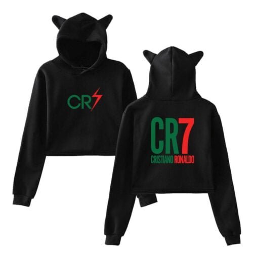 CR7 Cristiano Ronaldo Cropped Hoodie #1