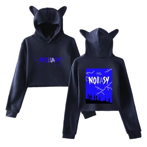 Stray Kids No Easy Cropped Hoodie #1