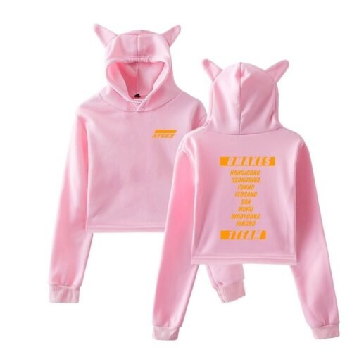 Ateez Cropped Hoodie #2