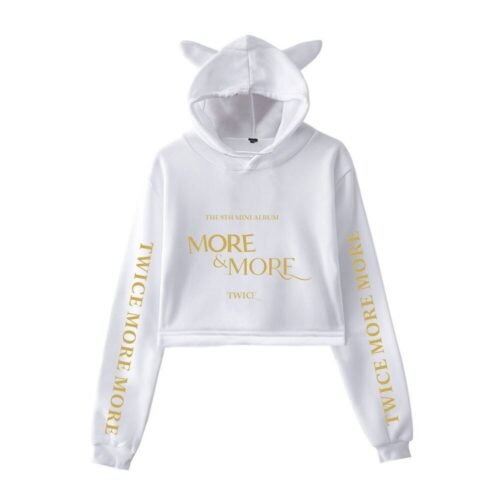 Twice More & More Cropped Hoodie #2