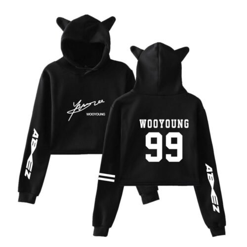 Ateez Cropped Hoodie #9