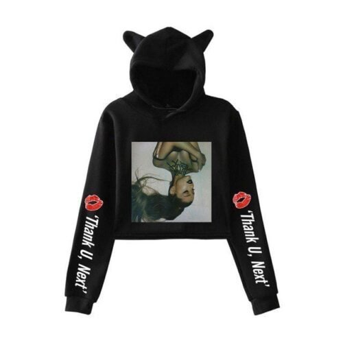 Ariana Grande Cropped Hoodie #2