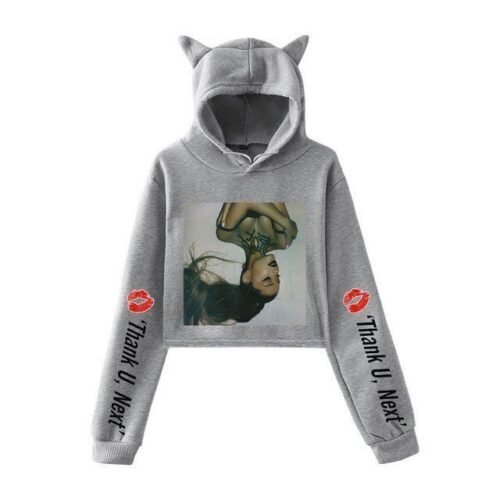 Ariana Grande Cropped Hoodie #3