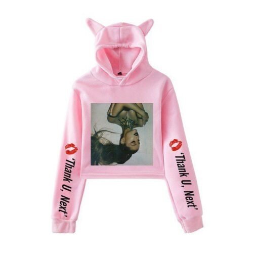 Ariana Grande Cropped Hoodie #5