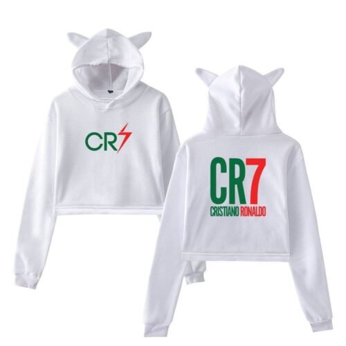 CR7 Cristiano Ronaldo Cropped Hoodie #1