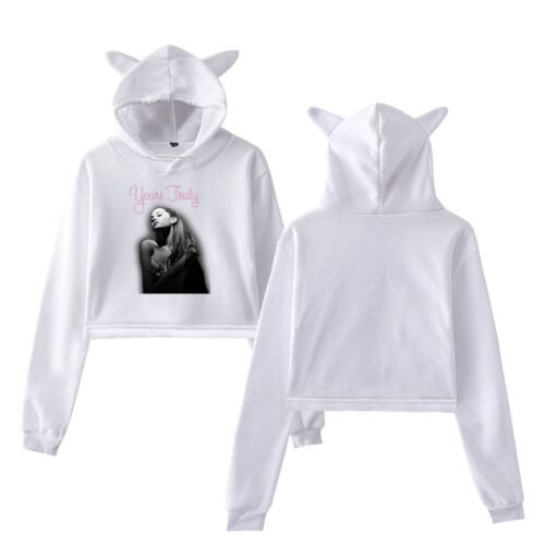 Ariana Grande Cropped Hoodie #23