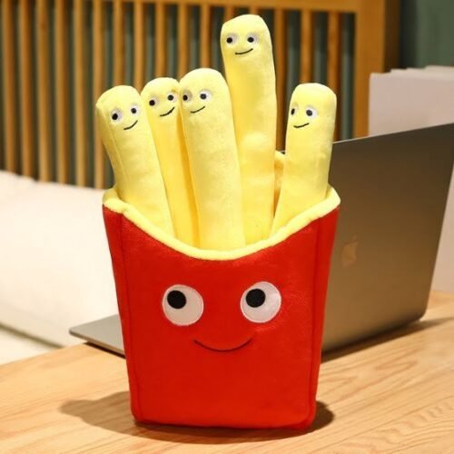 Plush French Fries Pillow #1 (P31)