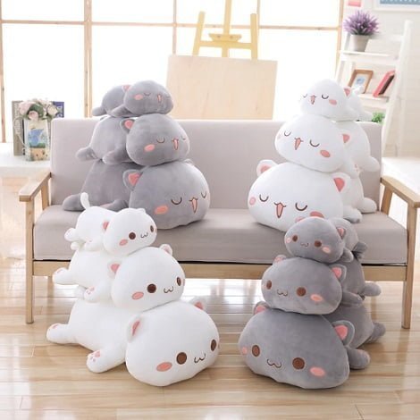 Kawaii Cat Plush Pillow #1 (P41)