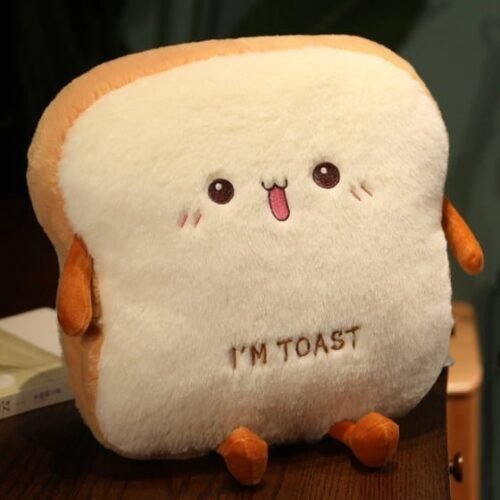 Plush Toast Bread Pillow #1 (P1)