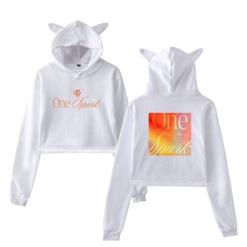 Twice One Spark Cropped Hoodie #1
