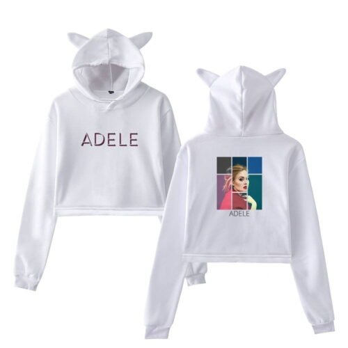 Adele Cropped Hoodie #2 + Gift
