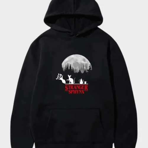 Stranger Things Cat Hoodie #1