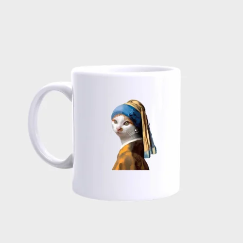 Van Gogh Cat Mug #2