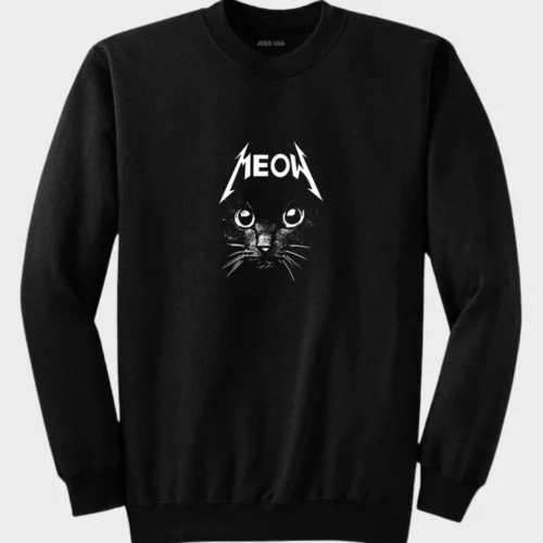 Metallica Cat Sweatshirt #1