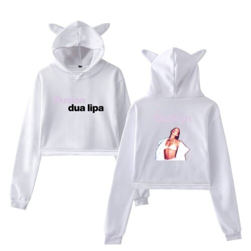 Dua Lipa Cropped Hoodie #5