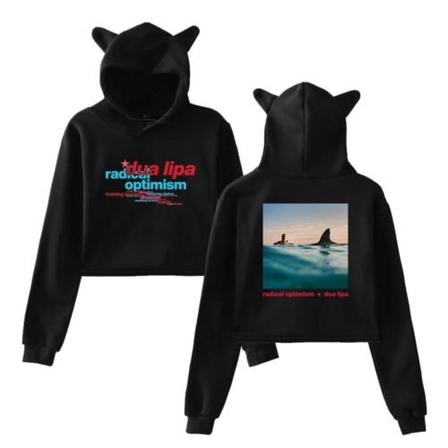 Dua Lipa Cropped Hoodie #7