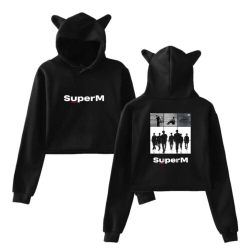 SuperM Cropped Hoodie #4